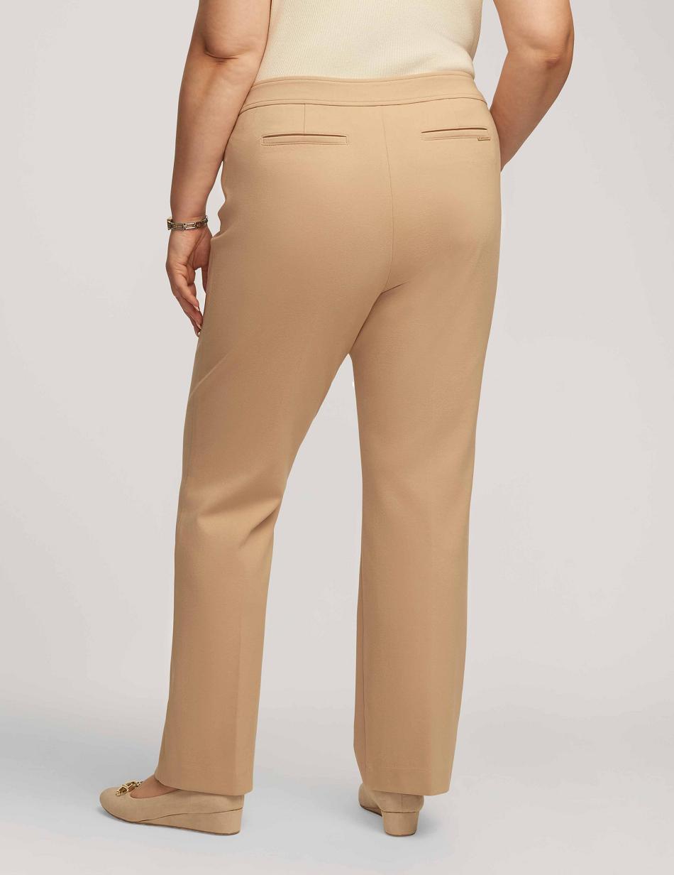 Grande Taille Anne Klein Compression Fly Front Bootleg Pant   | IZD-2518704